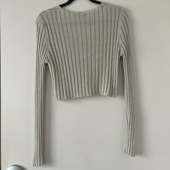 Cropped Knit Cardigan - Picture 3 of 4